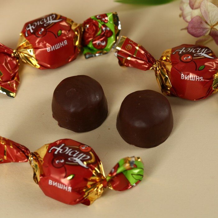 Конфеты шоколадные «Расцветай», вкус: вишня, 60 г. - фотография № 2