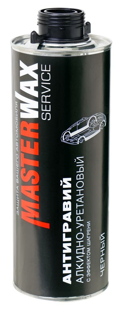 Антигравий MasterWax Service 313 черный с эффектом шагрени 1 л MASTERWAX MW030401 | цена за 1 шт