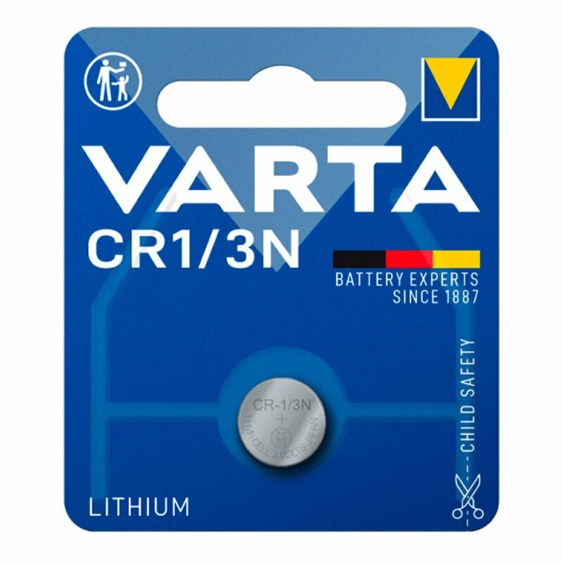 Батарейка Varta ELECTRONICS CR1/3N 1шт Lithium 3V (6131) (1/10/100), 1893622