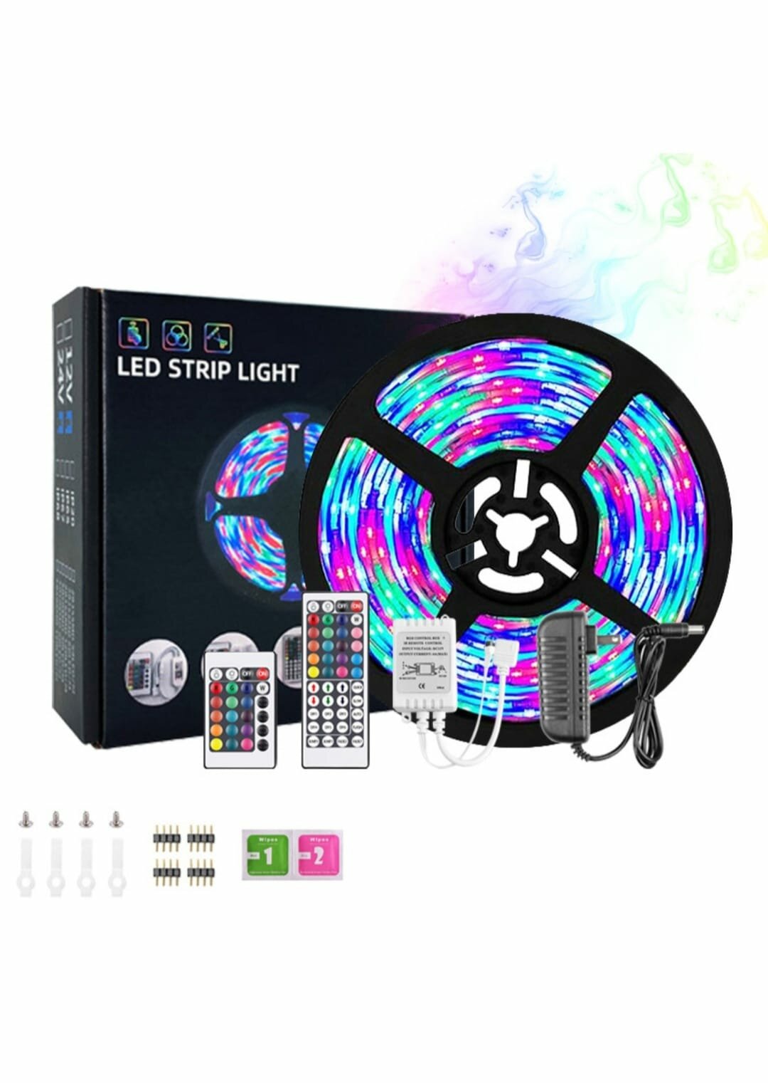 Светодиодная лента 20м. 12В, IP65, 60 LED/m SMD3528-RGB