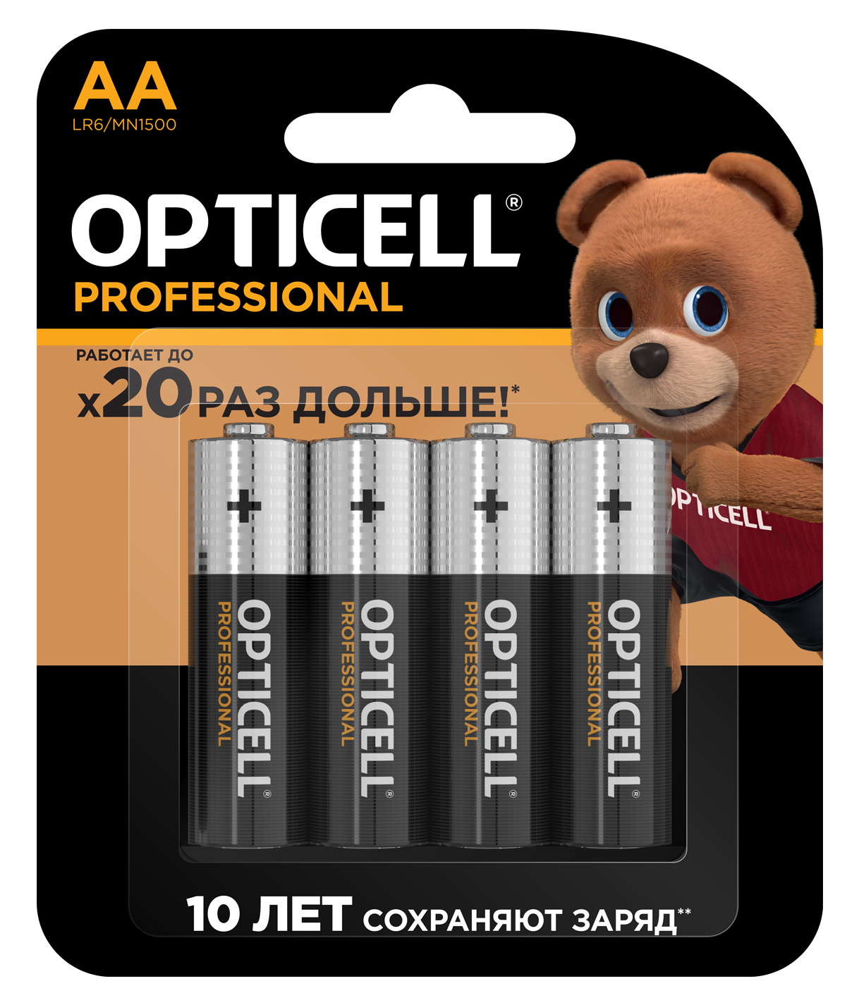 Батарейка OPTICELL PROFESSIONAL AA 4 шт