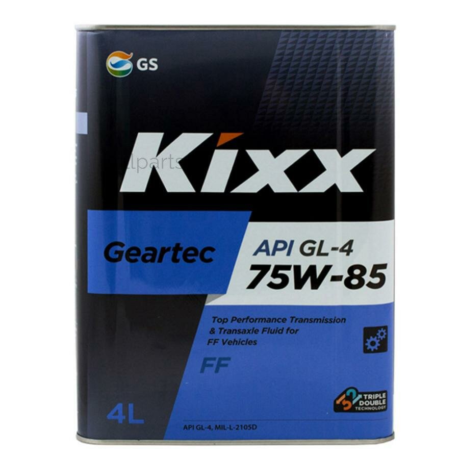 KIXX L271744TE1 Масло трансмиссионное KIXX GEARTEC FF GL-4 75W85 полусинтетическое 4 л L271744TE1