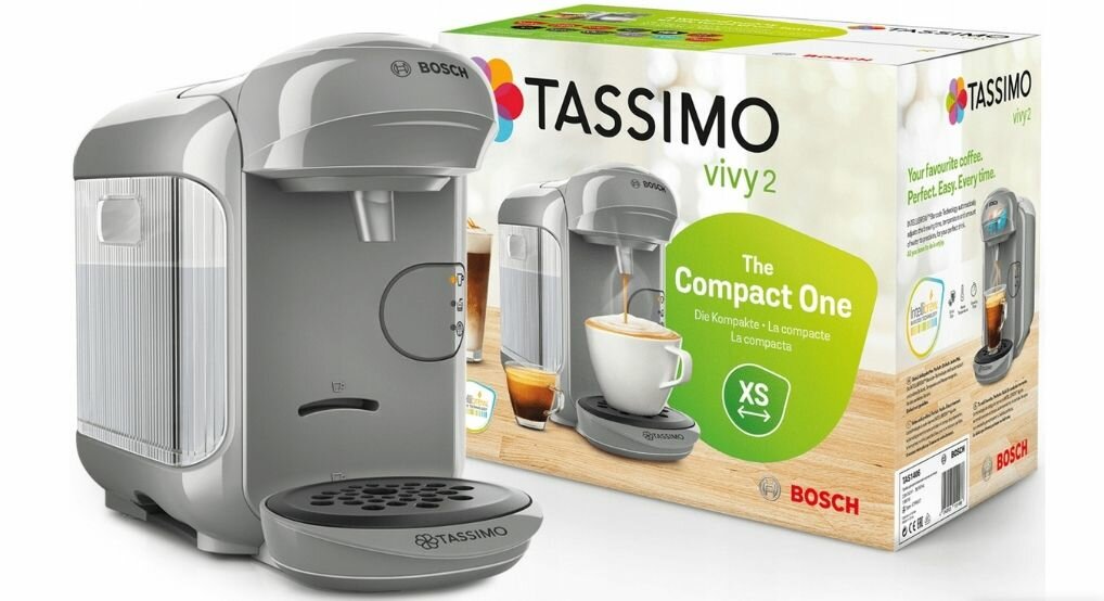 Капсульная кофемашина Bosch Tassimo Vivy 2 TAS1406 1300 Вт, серый - фотография № 5