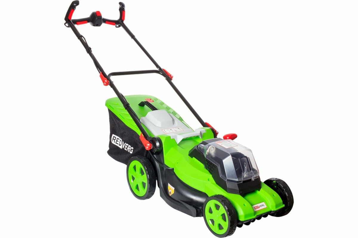 фото Аккумуляторная бесщеточная газонокосилка REDVERG RD-LM36-400BL/U 6672868