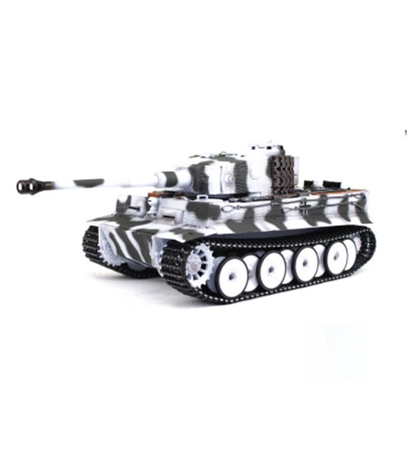 P/У танк Taigen 1/16 Tiger 1 (Германия, поздняя версия) (для ИК боя) V3 2.4G RTR зимний камуфляж