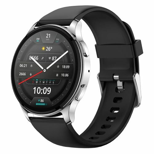 Смарт-часы AMAZFIT Pop 3R A2319 1.43" серебристый / черный [1746285]