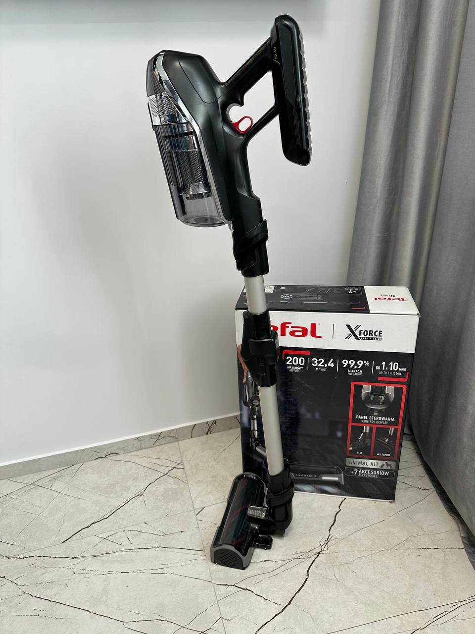 Пылесос Tefal X-FORCE FLEX 14.60 ANIMAL TY9958WO, черный