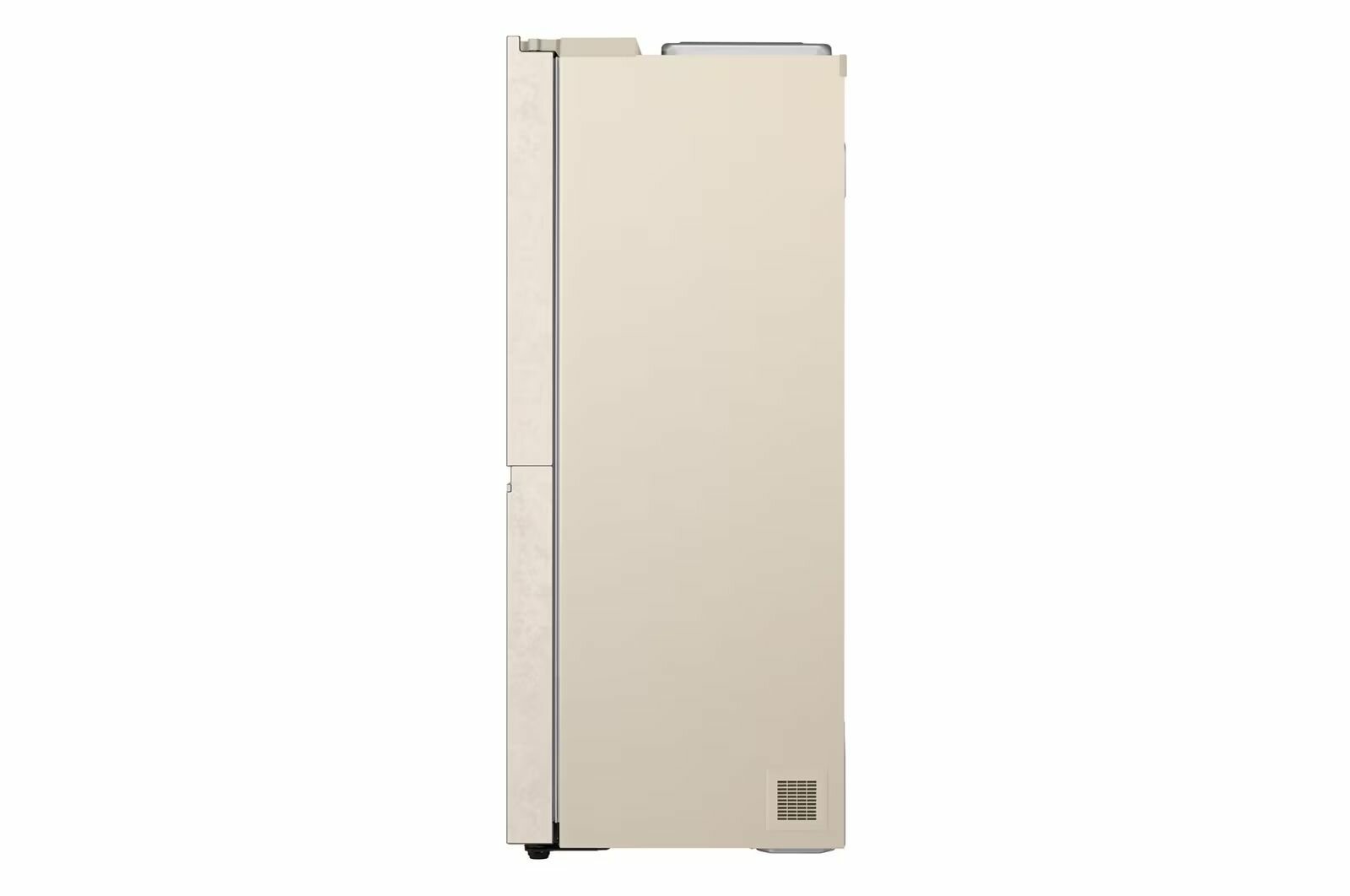 Холодильник LG GC-B257JEYV инверторный, Side by Side, бежевый - фотография № 4