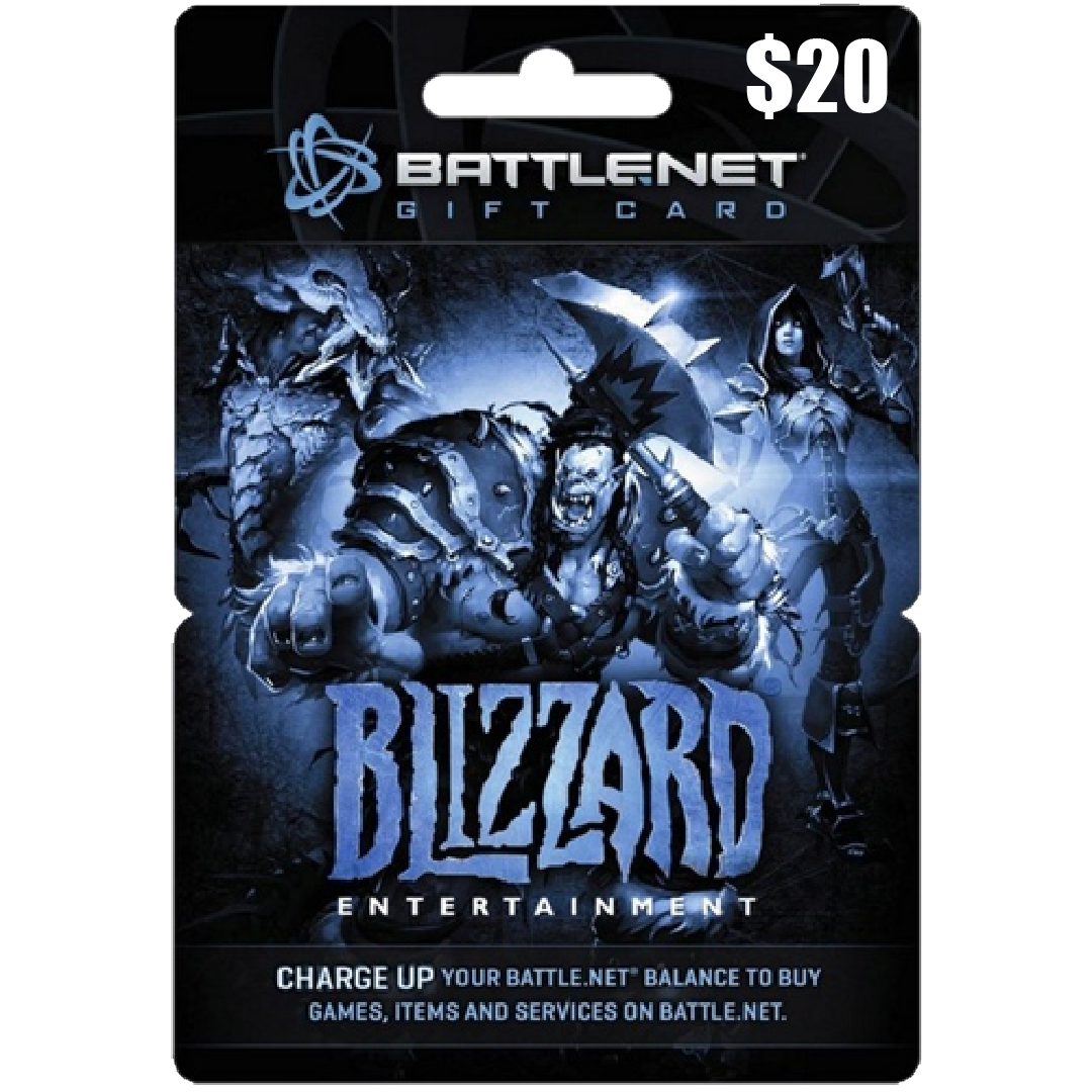 Пополнение счета Blizzard (Battle net) на 5 – 50 USD ($) / Код активации Доллары / Подарочная карта Близзард (Батл нет) / Gift Card (США)