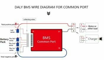 Активная БМС плата с балансировкой ячеек SMART BMS Daly original 16S 30A