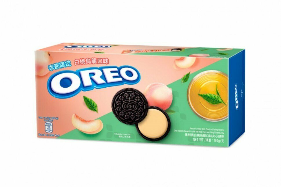 Oreo печенье со вкусом персика 95 гр