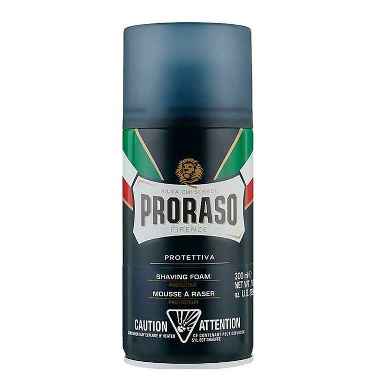 Пена для бритья защитная с алоэ и витамином Е 300 мл Proraso Blue Shaving Foam/300 мл