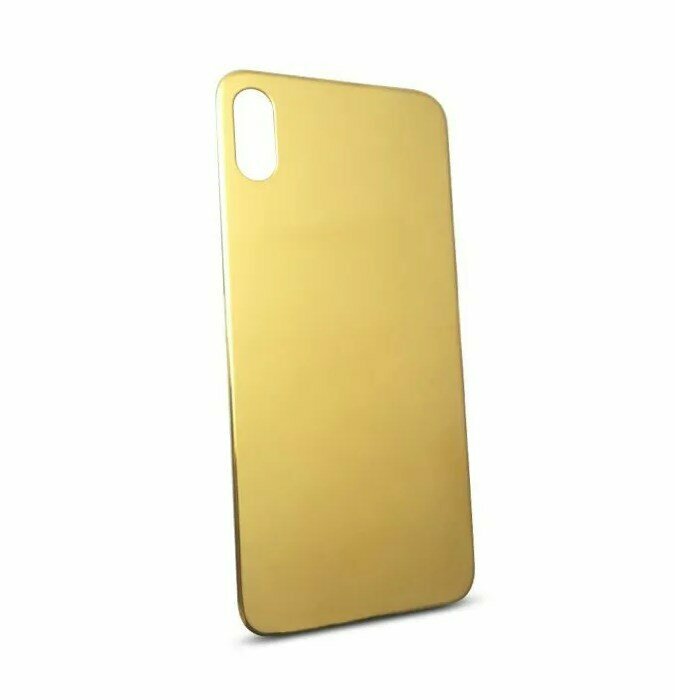 Задняя крышка для iPhone X Золотая (стеклянная)
