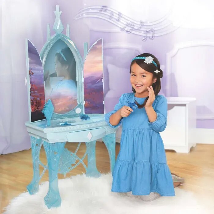 Холодное сердце Мебель для куклы Disney Frozen Волшебный столик Эльзы Ледяной, 212084