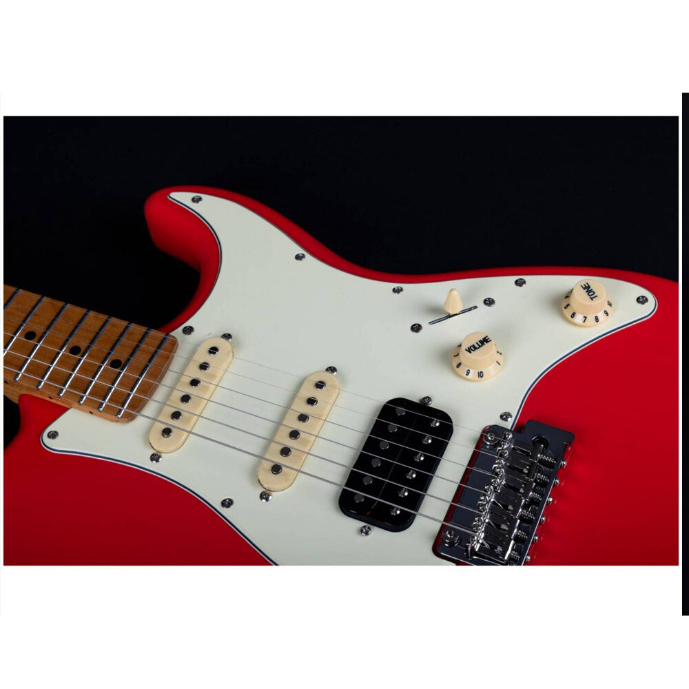 Электрогитара JET JS-400 CRD Stratocaster цвет коралловый красный