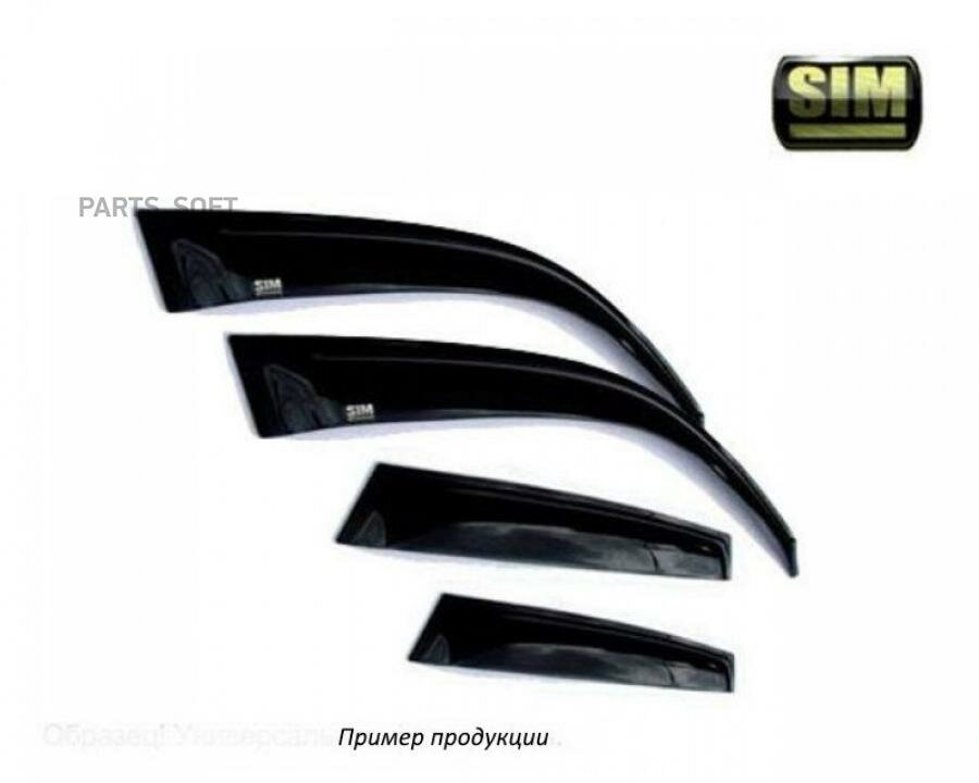 SIM SLRRRS1332 Дефекторы боковых окон Дефекторы боковых окон LAND ROVER Range Rover Sport 2013- 4. темные