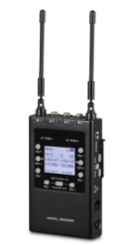 FBW WT-U8 двухканальный портативный приёмник CH1 512-537МГц CH2 564-589МГц выход на наушники