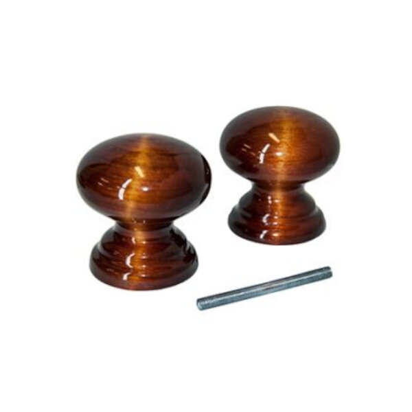 фото Ручка Аллюр Ручка-кнопка круглая красное дерево Й-Ола