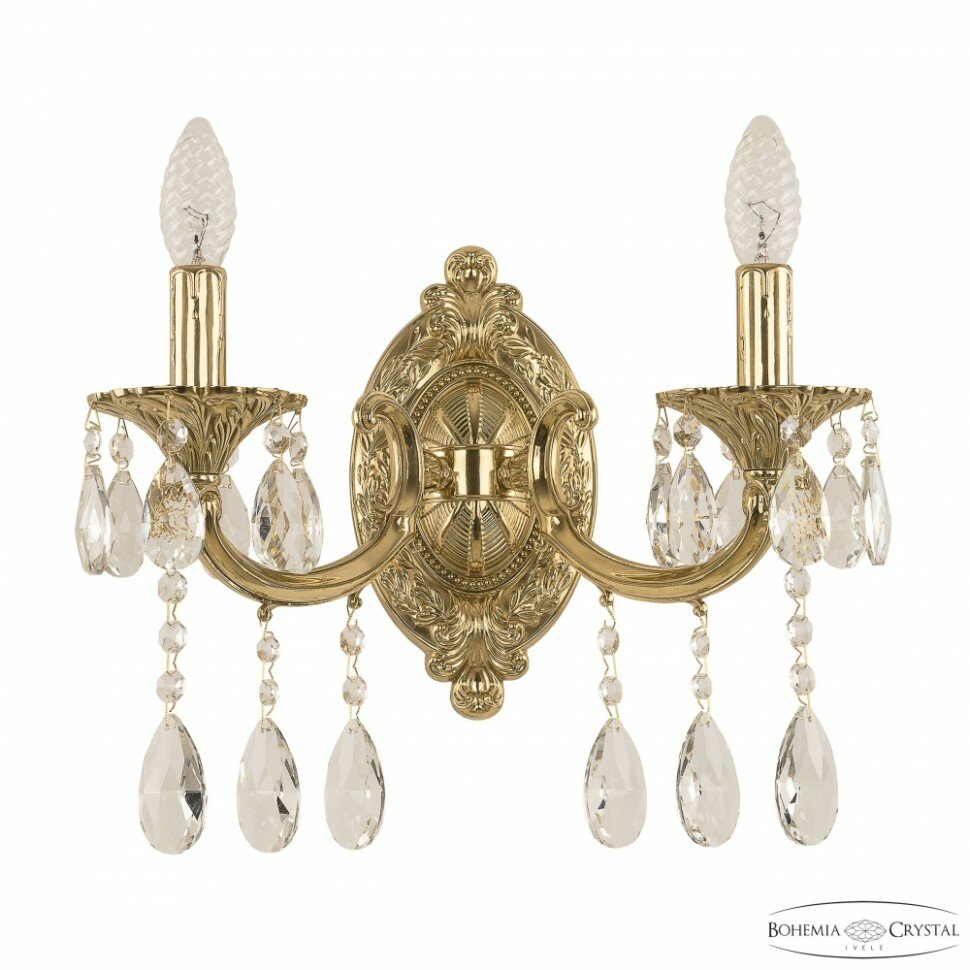 Бра Bohemia Ivele Crystal 7208B10/2/175 A G - фото №1