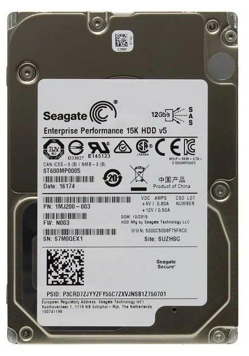 Жесткий диск HDD 2.5" 146Gb, SAS, Seagate 10000rpm, 16Mb, Savvio 10K.3 (ST9146803SS)