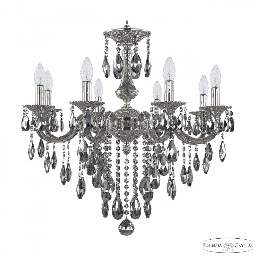 Подвесная люстра Bohemia Ivele Crystal Verona 72101/8/210 B Ni R781 - фото №1