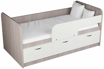 VERA-mebel детская кровать Радуга-2, 160х80см., цвет каркаса шимо