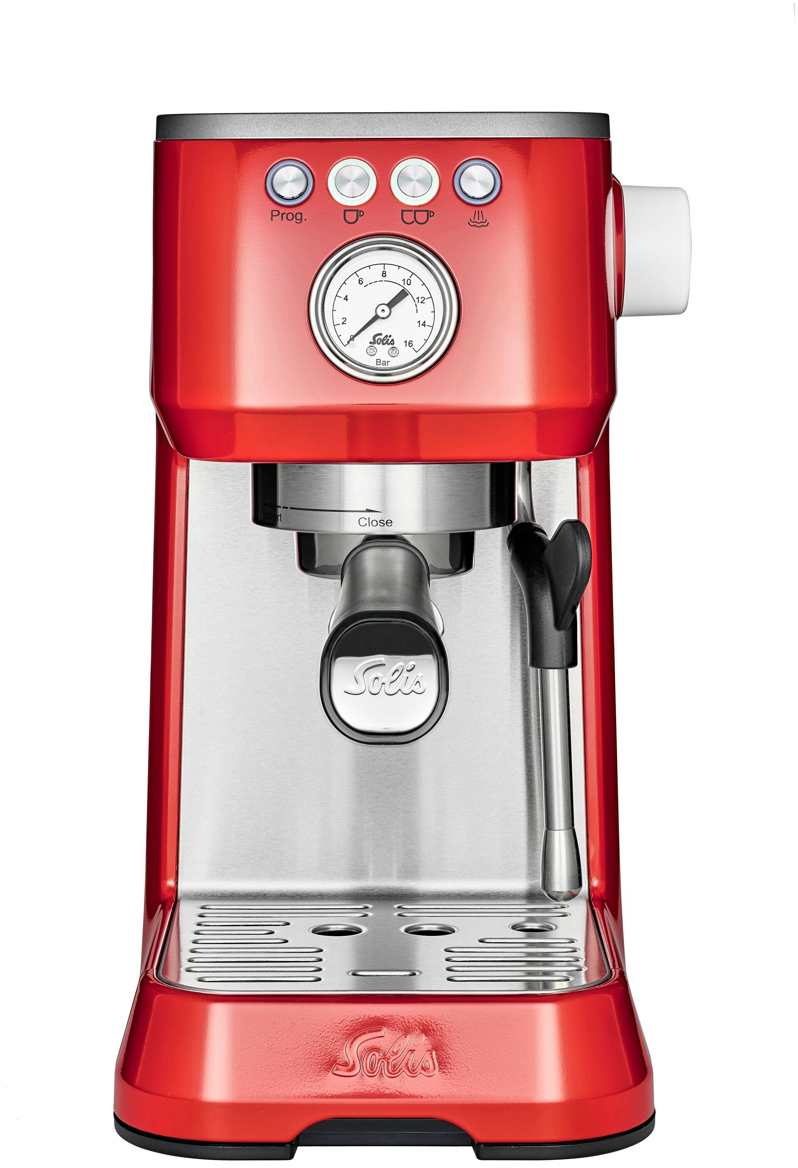 Кофеварка Solis Barista Perfetta Plus red