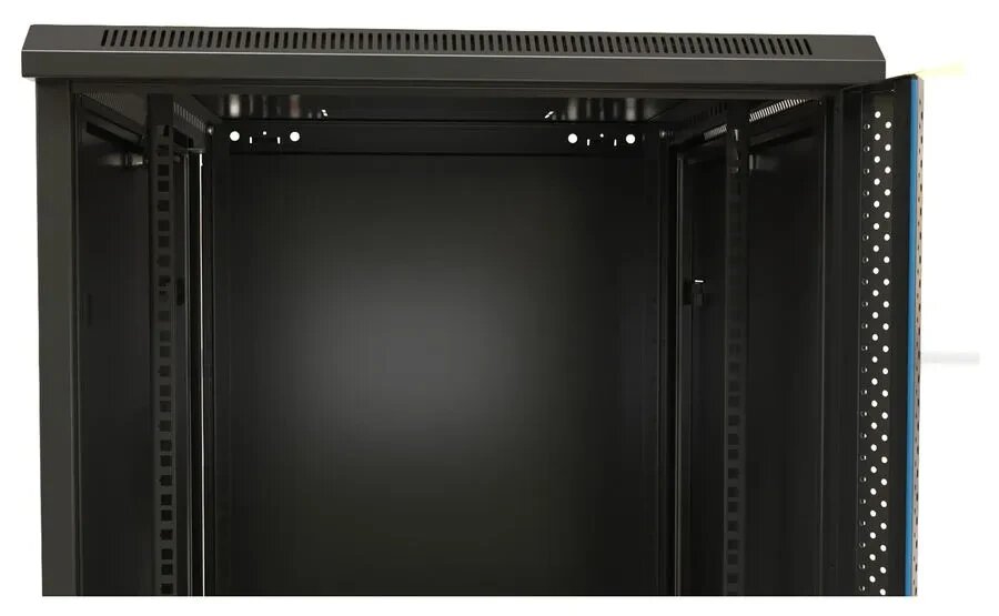 Коммутационный шкаф Hyperline TWB-0945-SR-RAL9004 настенный стальная передняя дверь 9U 600x500x450мм