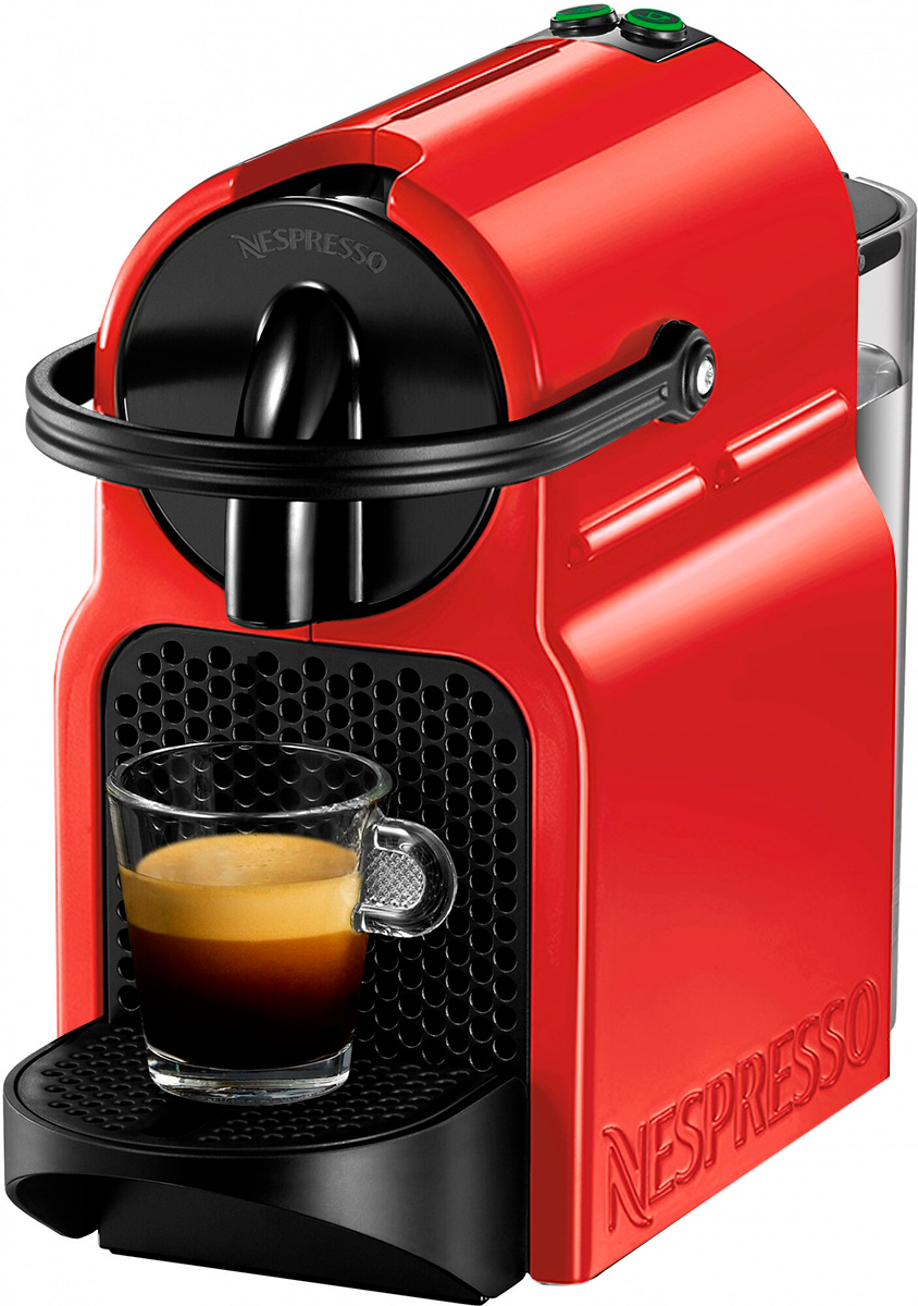 Кофемашина Delonghi Nespresso Inissia EN80.R красный
