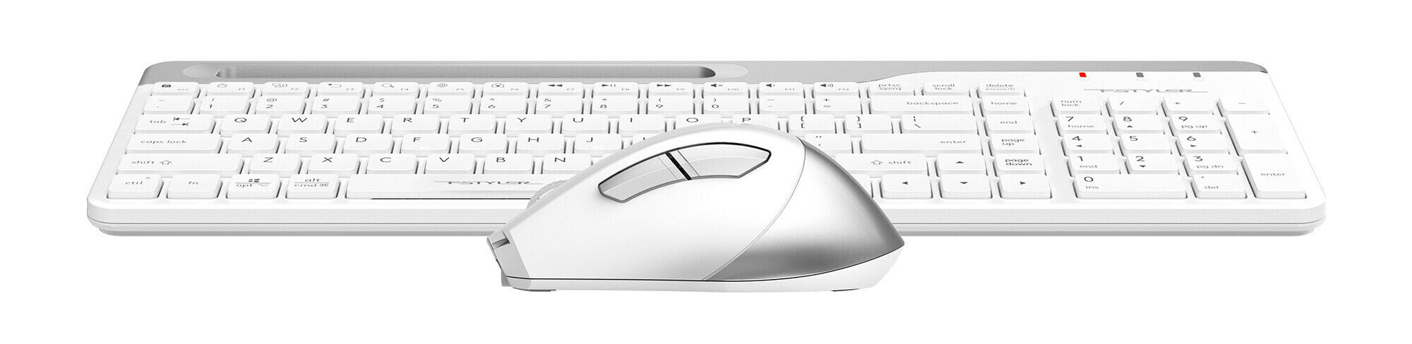 Комплект мыши и клавиатуры A4Tech Fstyler FB2535C белый/серый — фото 4
