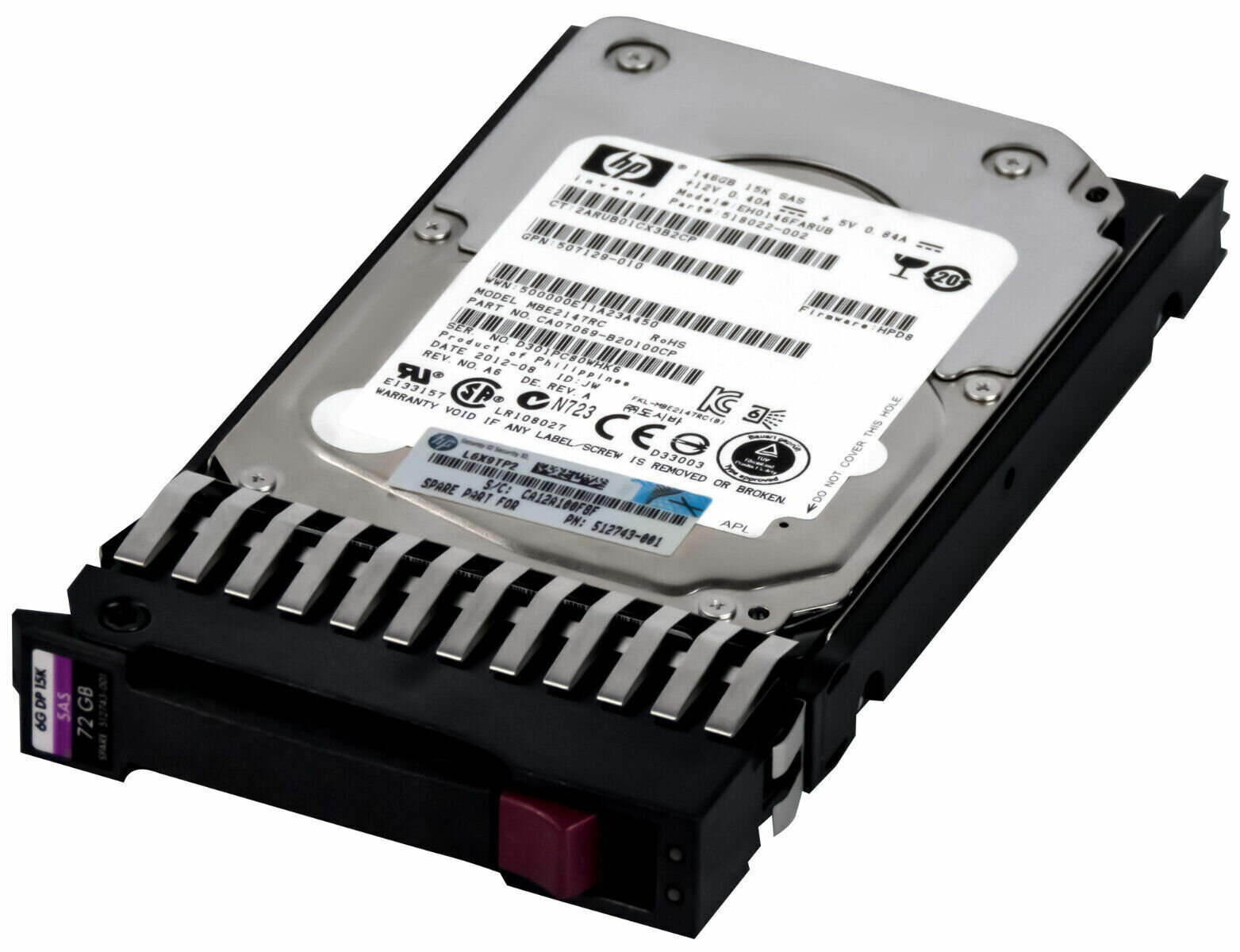   HP SAS 146Gb (U300/15K/16Mb) DP 2.5 518022-002