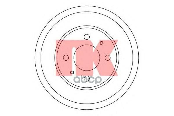 Тормозной Барабан Nk арт. 253410