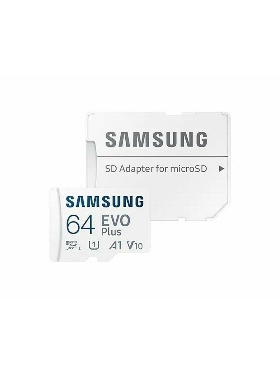 Карта памяти Samsung microSDXC 64Gb EVO Plus (MB-MC64KA/APC) +адаптер