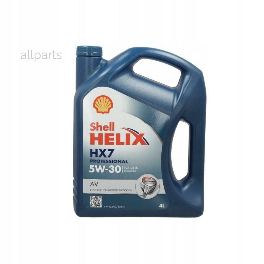 SHELL 550046351 Масло моторное SHELL Helix HX7 5W-30 4л.