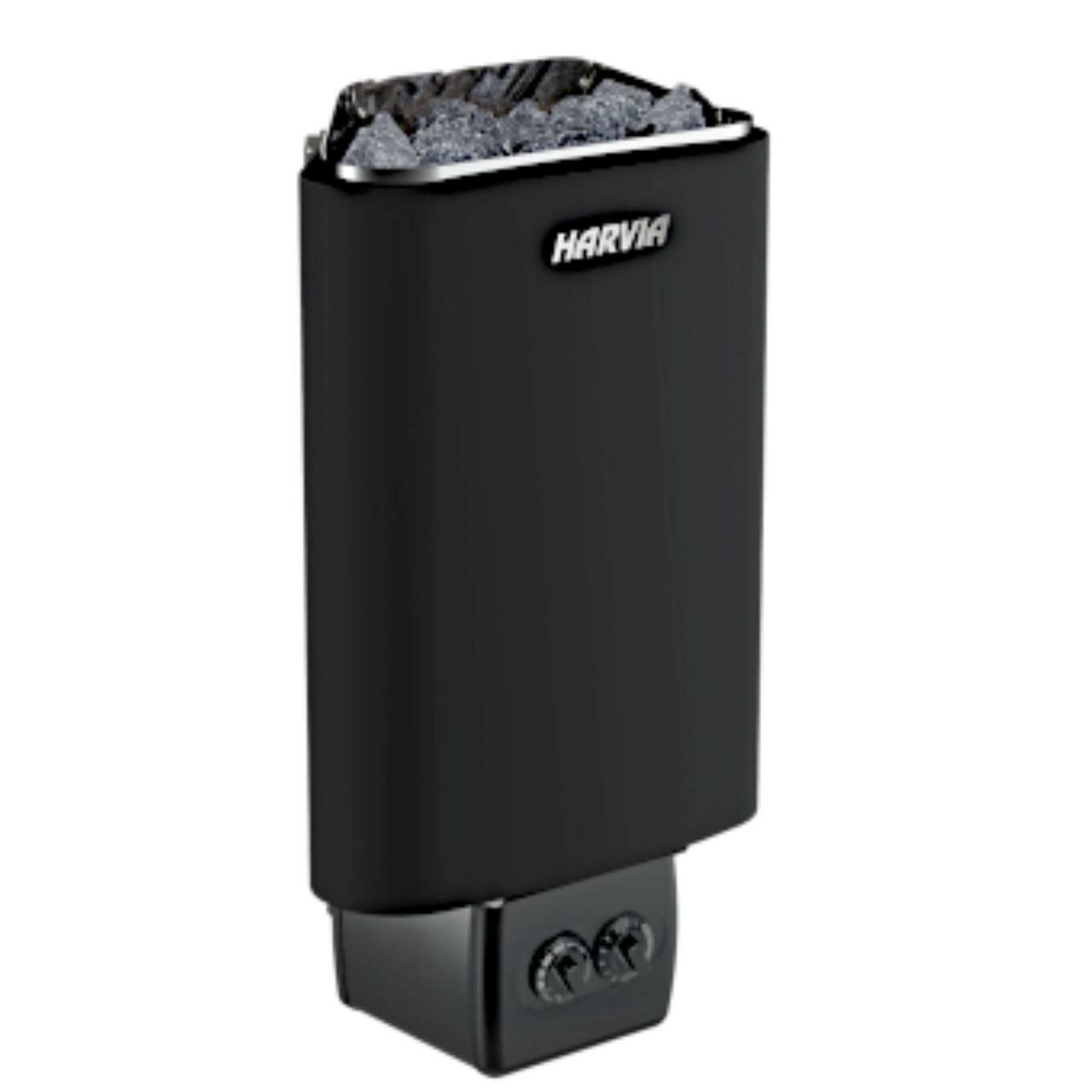фото Электрическая печь Harvia Delta D36 Black (со встроенным пультом)