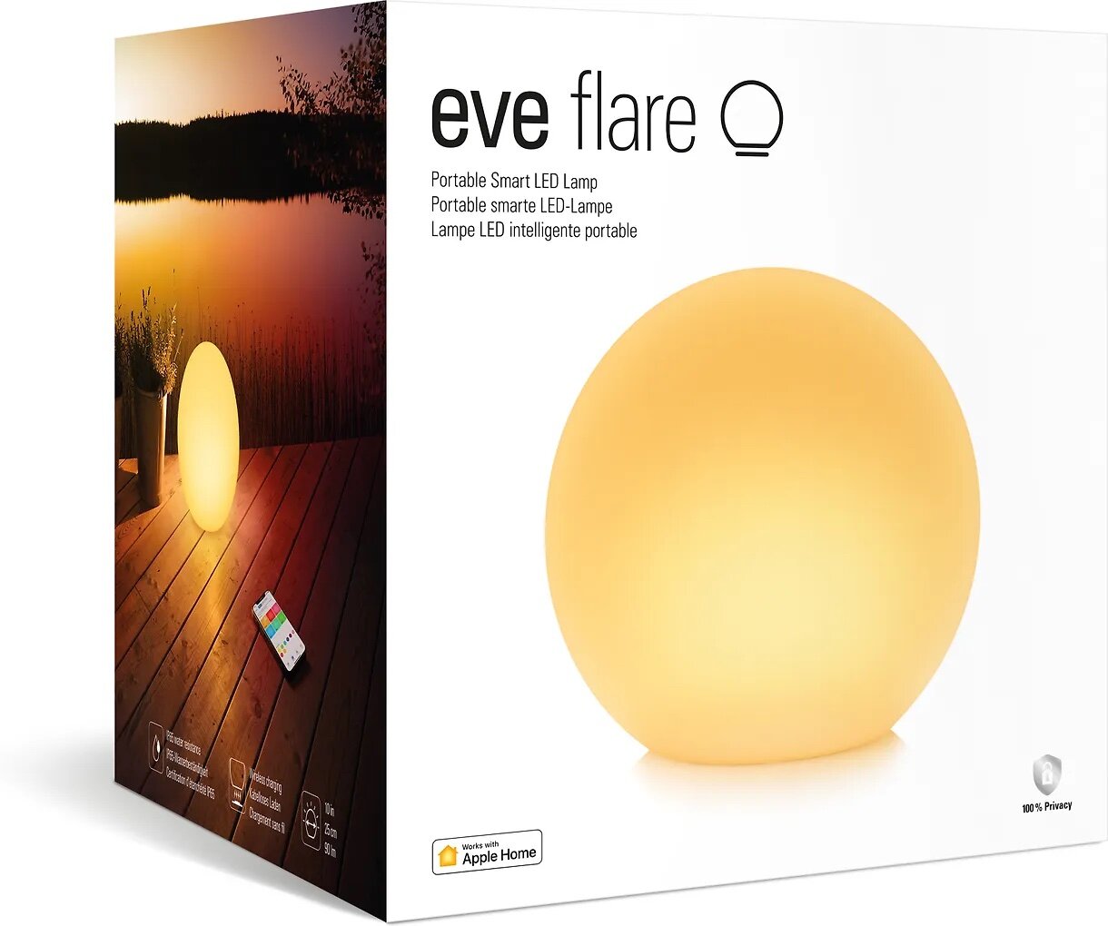 Портативный умный светильник Elgato Eve Flare Apple HomeKit (10EBV8701)