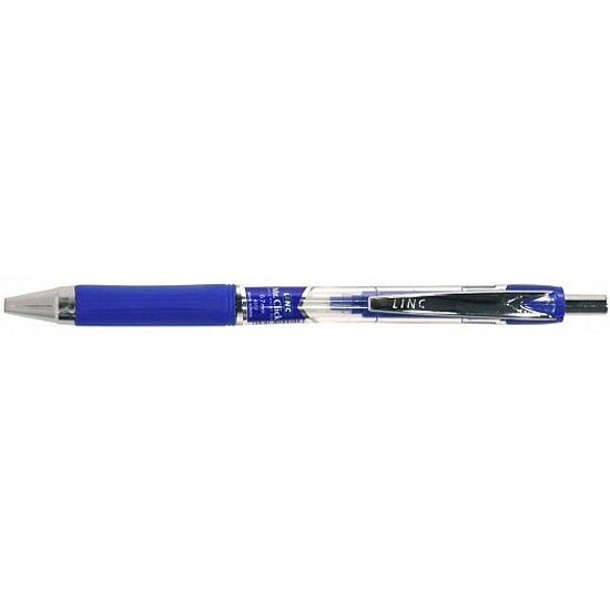 Ручка шариковая Linc автом. Mr. Click синий 0,7 мм грип игольчатый наконечник, ИН234450