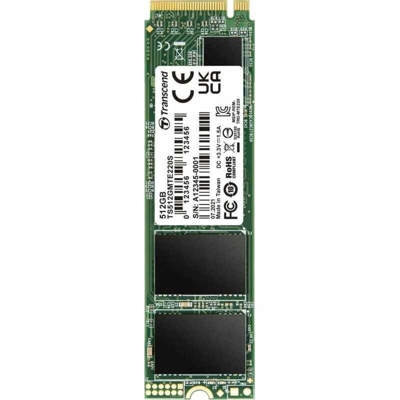 SSD накопитель Transcend MTE220S(TS512GMTE220S), 512GB, M.2, PCIe 3.0 x4