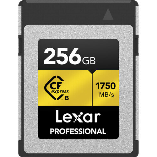 Карта памяти Lexar Professional Gold CFexpress Type B 256GB, R/W 1750/1500 МБ/с