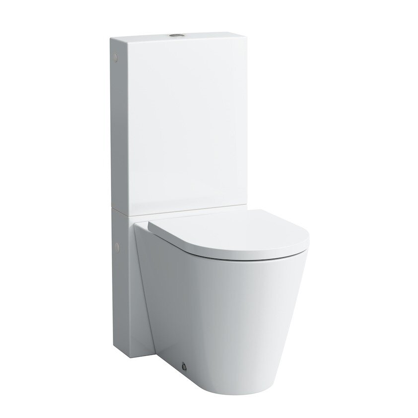 Kartell 8.2866.1.000.881.1 Бачок напольный 40х14 см (3/6 л, белый) Laufen - фото №1