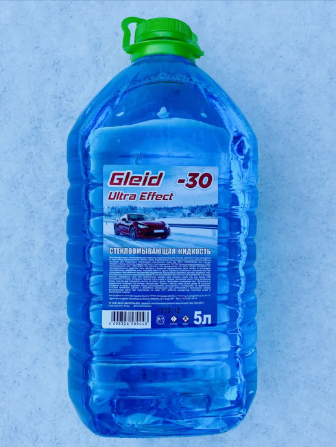 Жидкость стеклоомывателя Незамерзайка/Gleid Super Effect/ Без аромата -30°C 5 л 1 