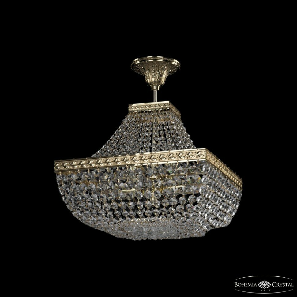 Люстра на штанге Bohemia Ivele Crystal 19282/H1/35IV G - фото №1