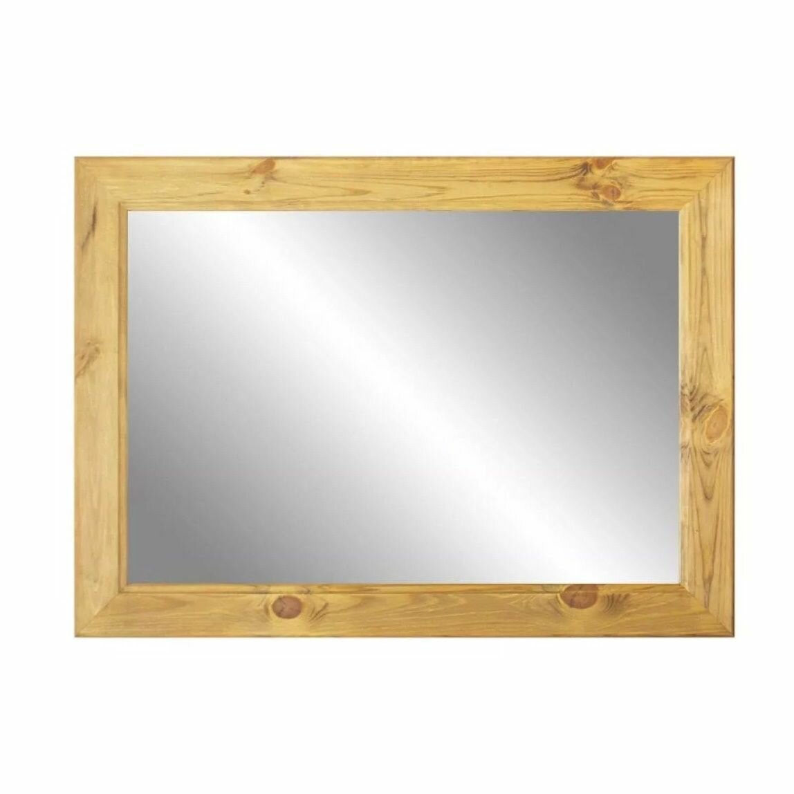 Зеркало в деревянной раме MIRMEX110х80 см - фотография № 3