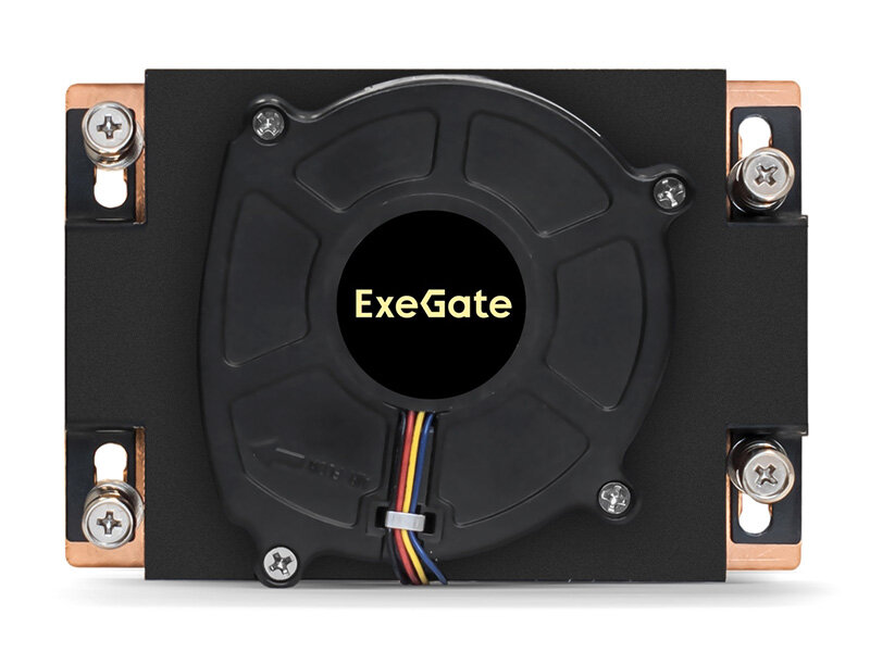 Кулер Exegate EX293438RUS LGA 3647 (Cu, 80mm fan, 1500-6600RPM, 64 dBa, 4-pin PWM, TDP 165W) retail box - фото №1