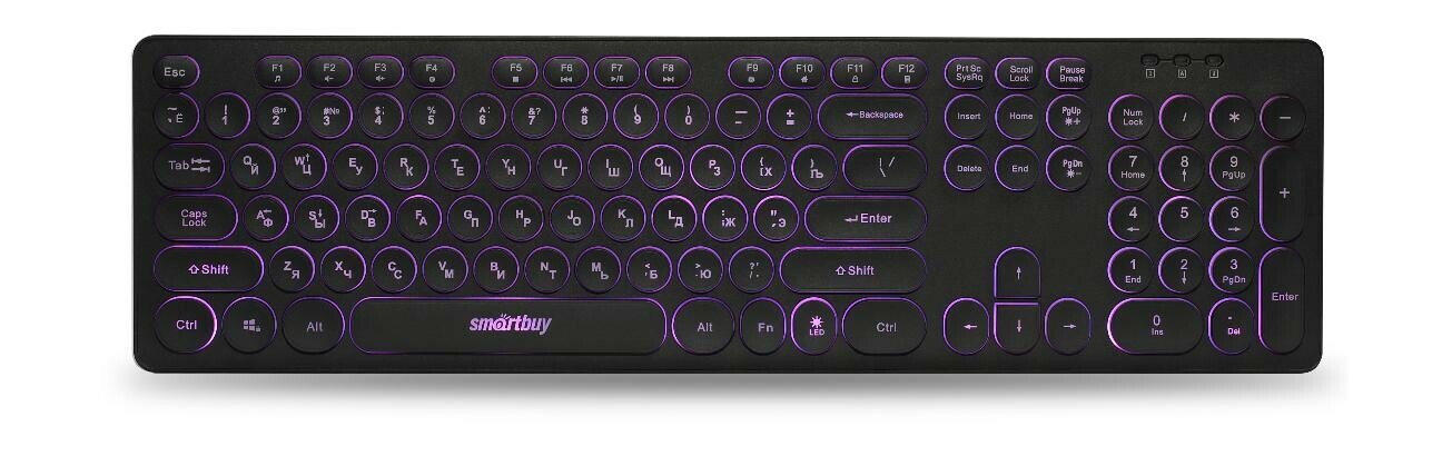 Клавиатура Smartbuy SBK-328U-K ONE черный