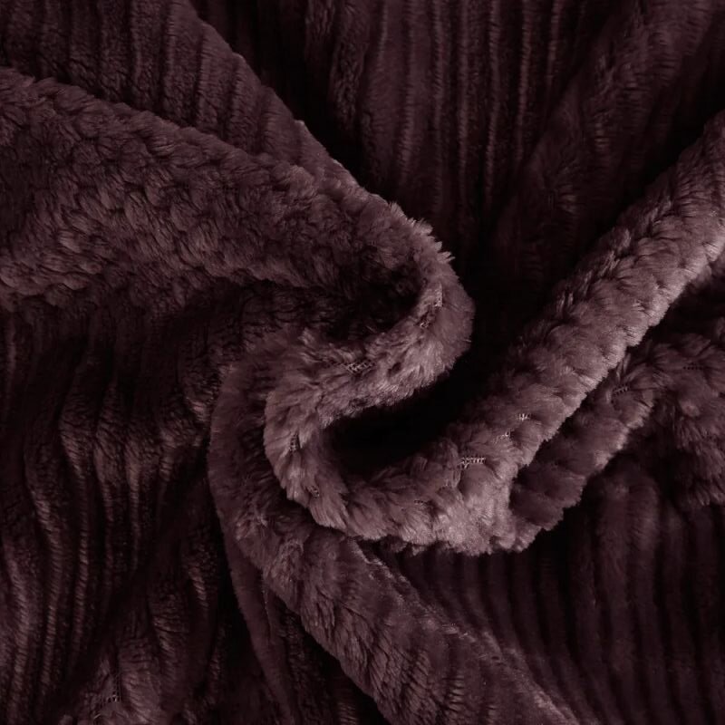 Cleo Плед Клиана цвет: темно-коричневый (150х200 см) - фотография № 9