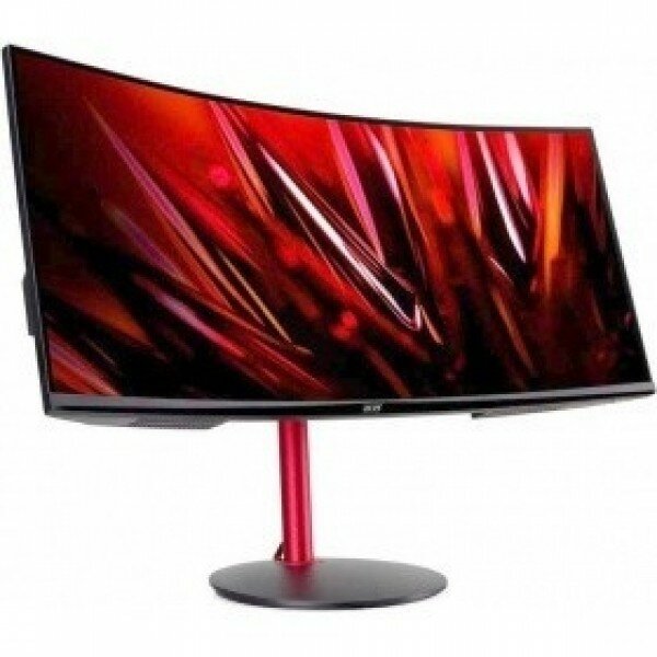 Acer Монитор LCD Acer 34" Nitro XZ342CUPbmiiphx черный {VA Curved 1500R 3440x1440 144Hz 1ms 21:9 400cd 2xHDMI2.0 DisplayPort1.4 2x2W FreeSync(Premium) HDR400}UM.CX2EE.P13