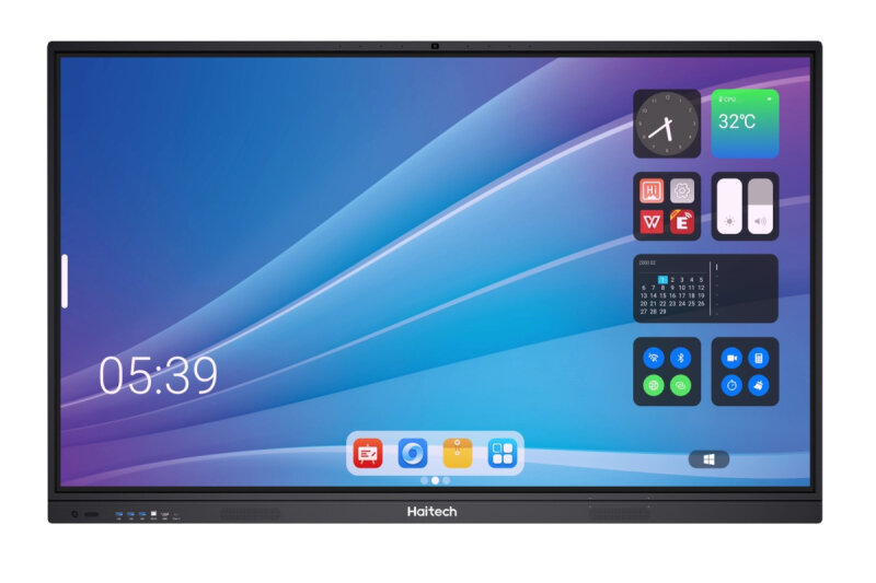 Haitech BS1165 - Интерактивная панель 65", 4K, 20 касаний, Android 11, микрофон, камера 4К