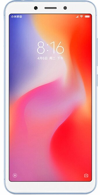 Смартфон Xiaomi RedMi 6A 2/16Gb Blue (Голубой) Global Version