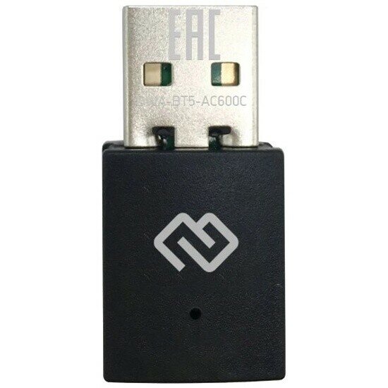Сетевой адаптер Wi-Fi + Bluetooth Digma DWA-BT5-AC600C AC600 USB 2.0 (ант. внутр.) 1ант. (упак:1шт)